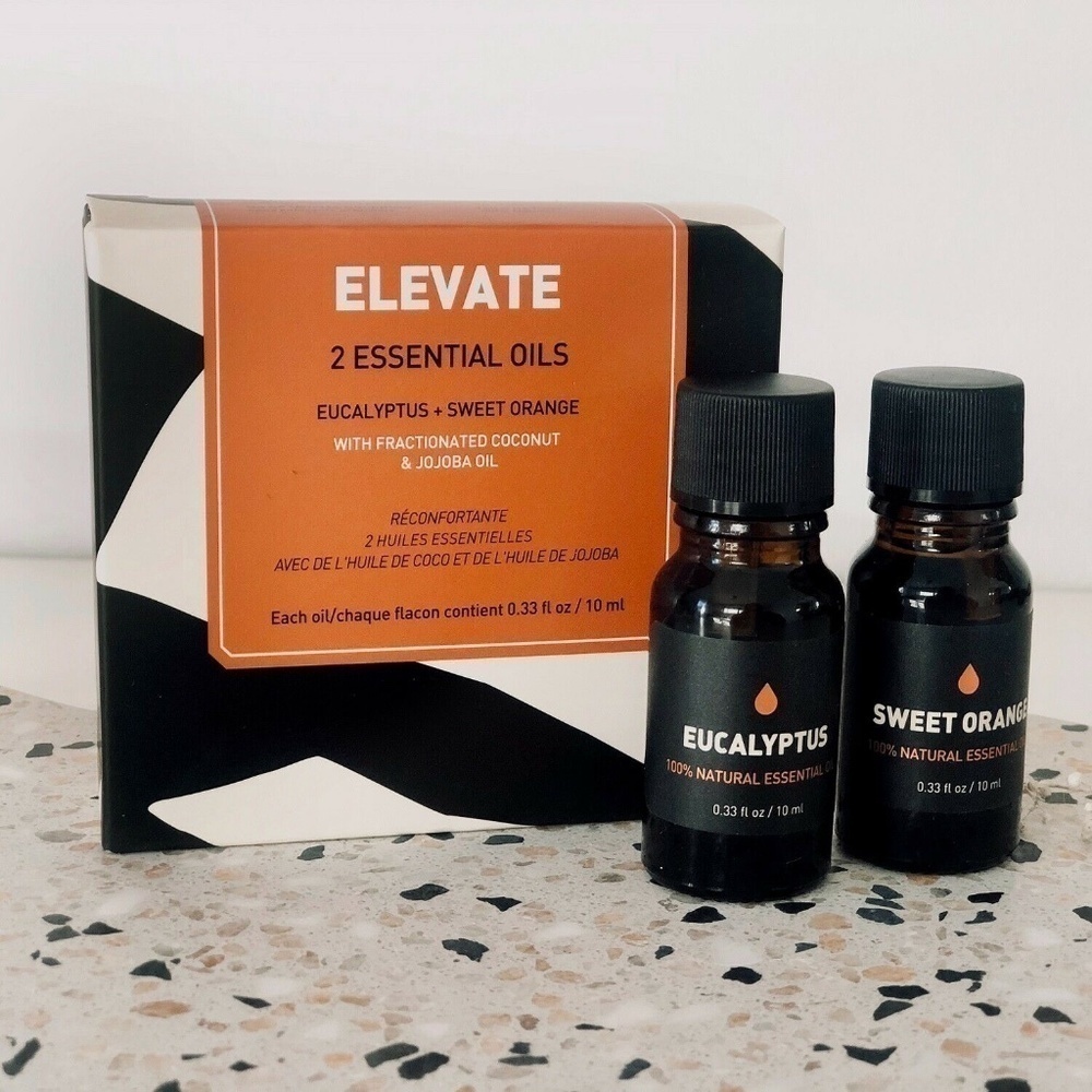 Elevate Essential Oils Eucalyptus and Sweet Orange Gift Set | 2 Pack